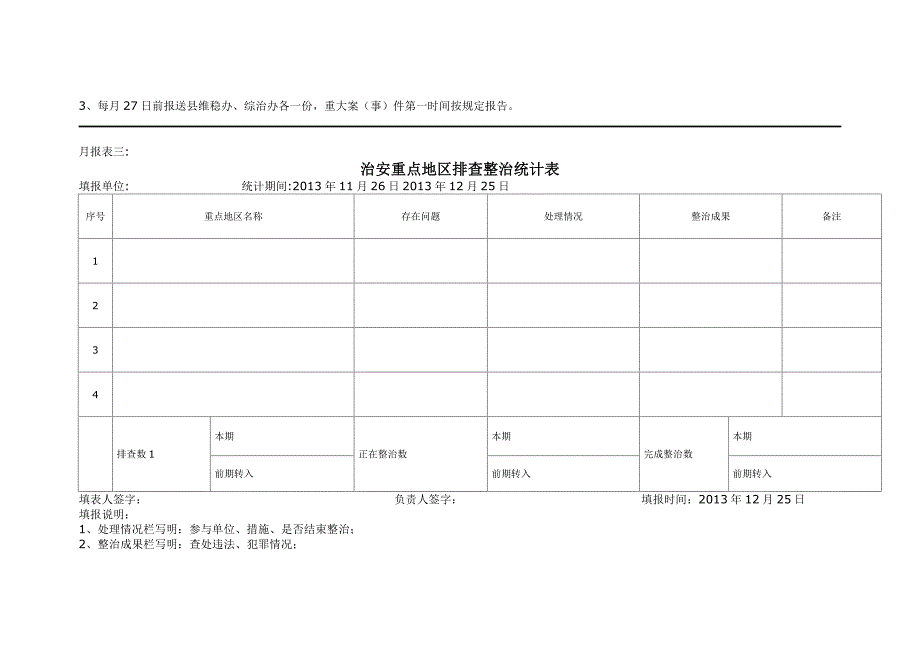 综治维稳四项排查表_第3页