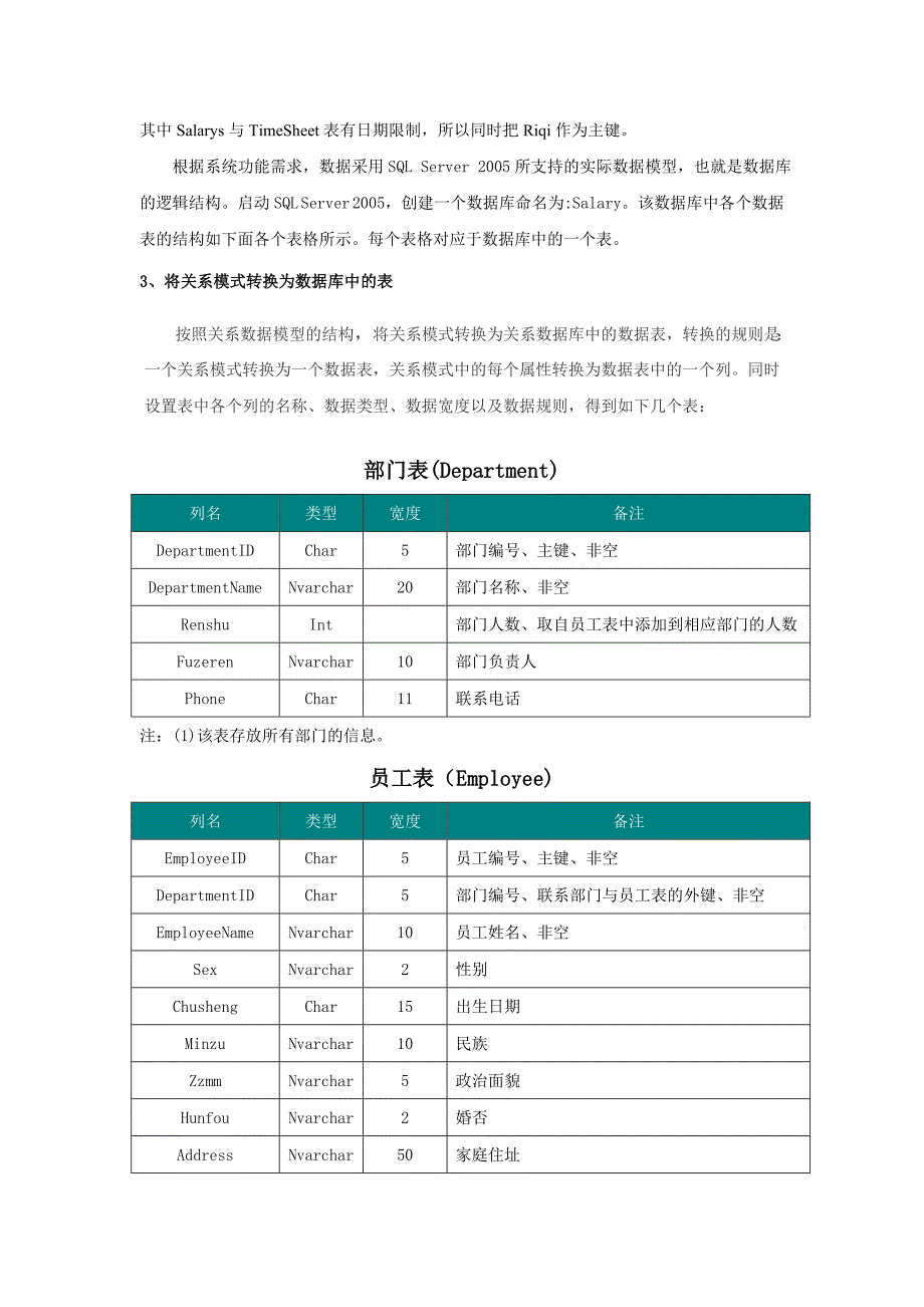 人事工资管理系统数据库的需求分析_第2页