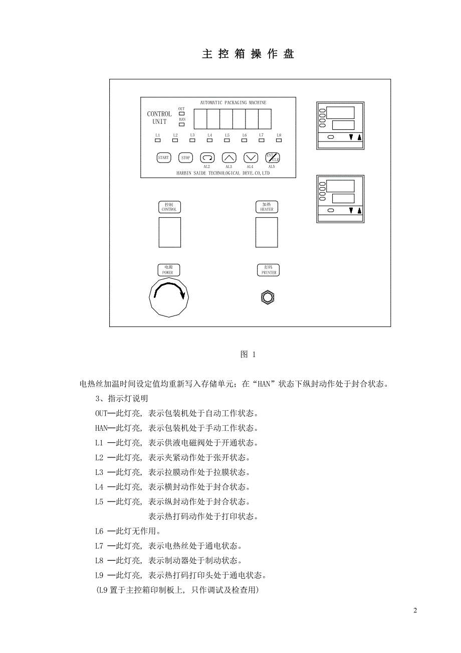 液体包装机使用说明书_第2页