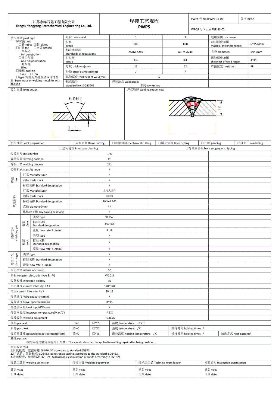 焊接工艺规程304_第2页
