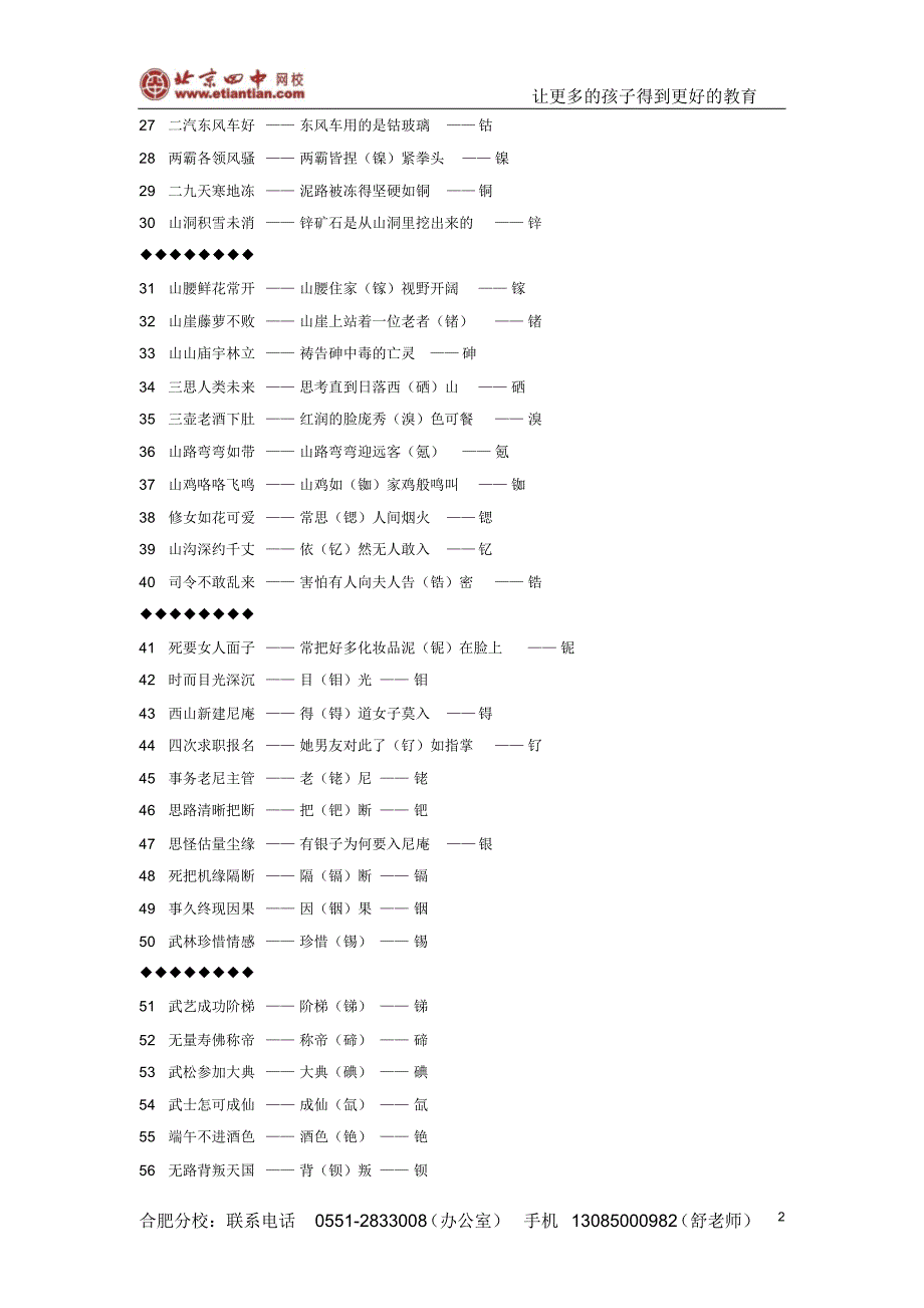 元素周期表(三螺旋记忆法)_第2页