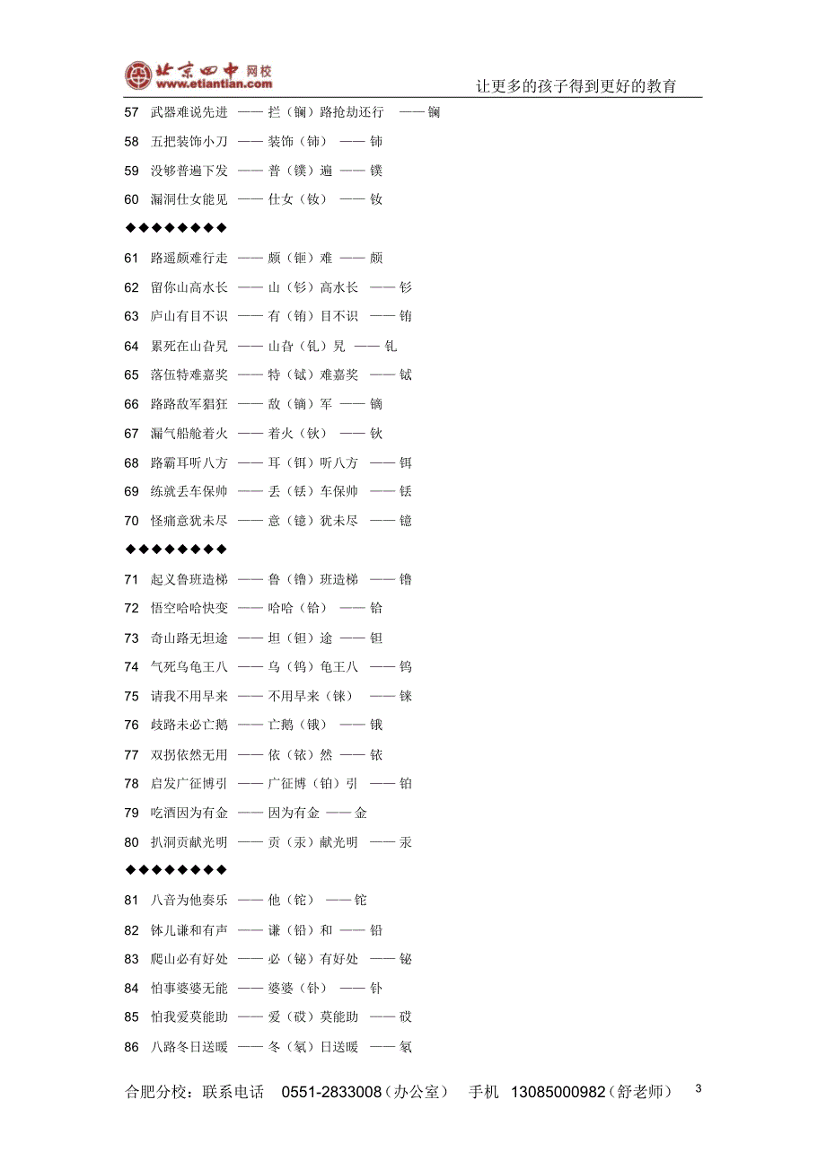 元素周期表(三螺旋记忆法)_第3页