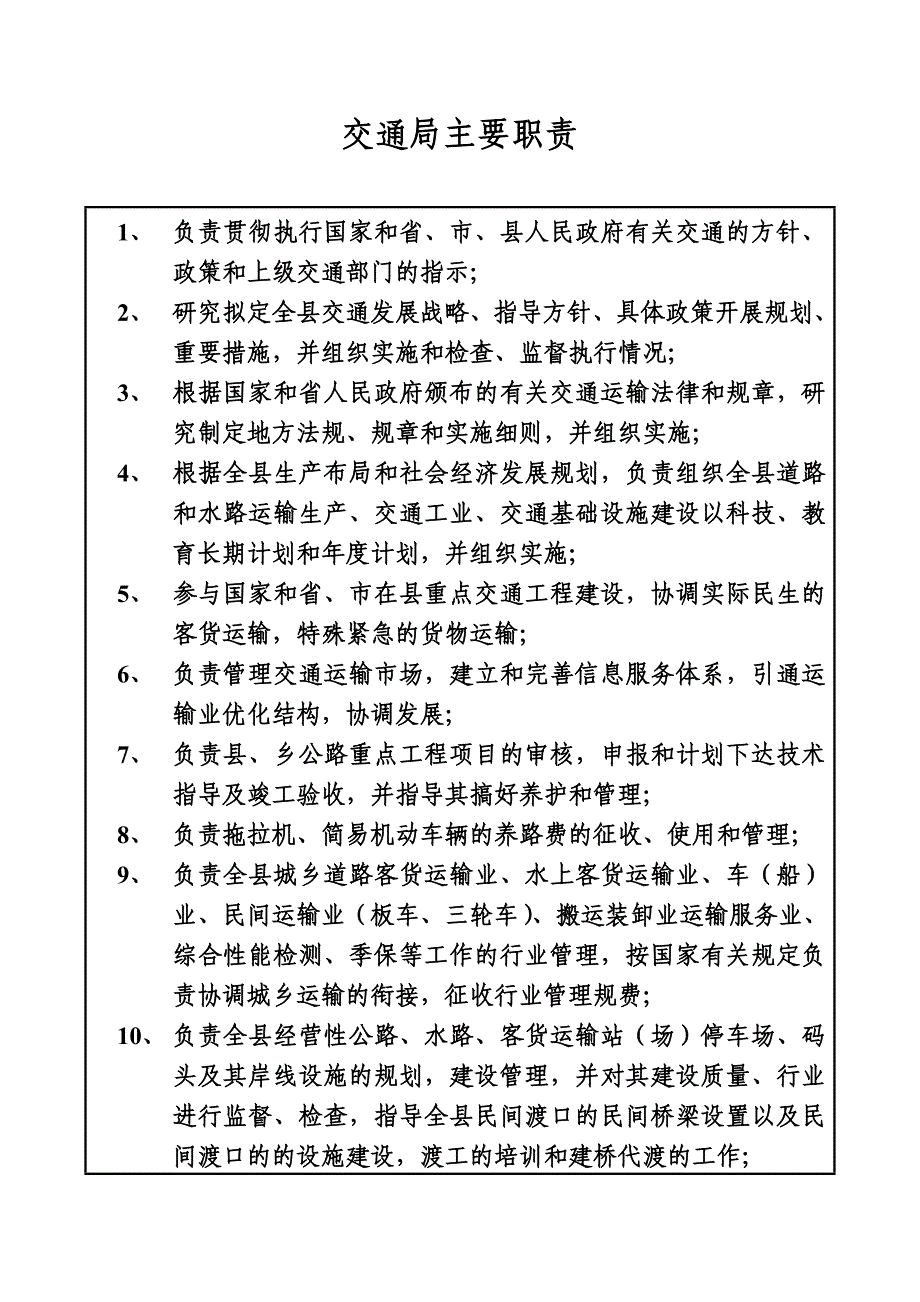 进贤县交通局行政职权公开目录_第2页