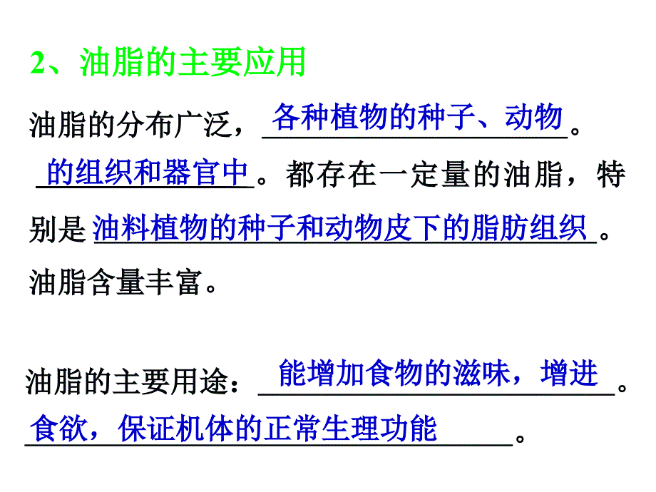 糖类油脂蛋白质在生产和生活中的应用_第3页