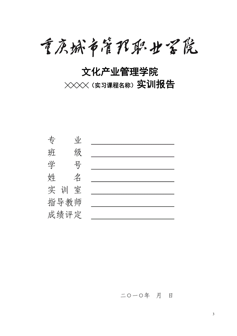 国际贸易综合实训(实训报告)_第3页