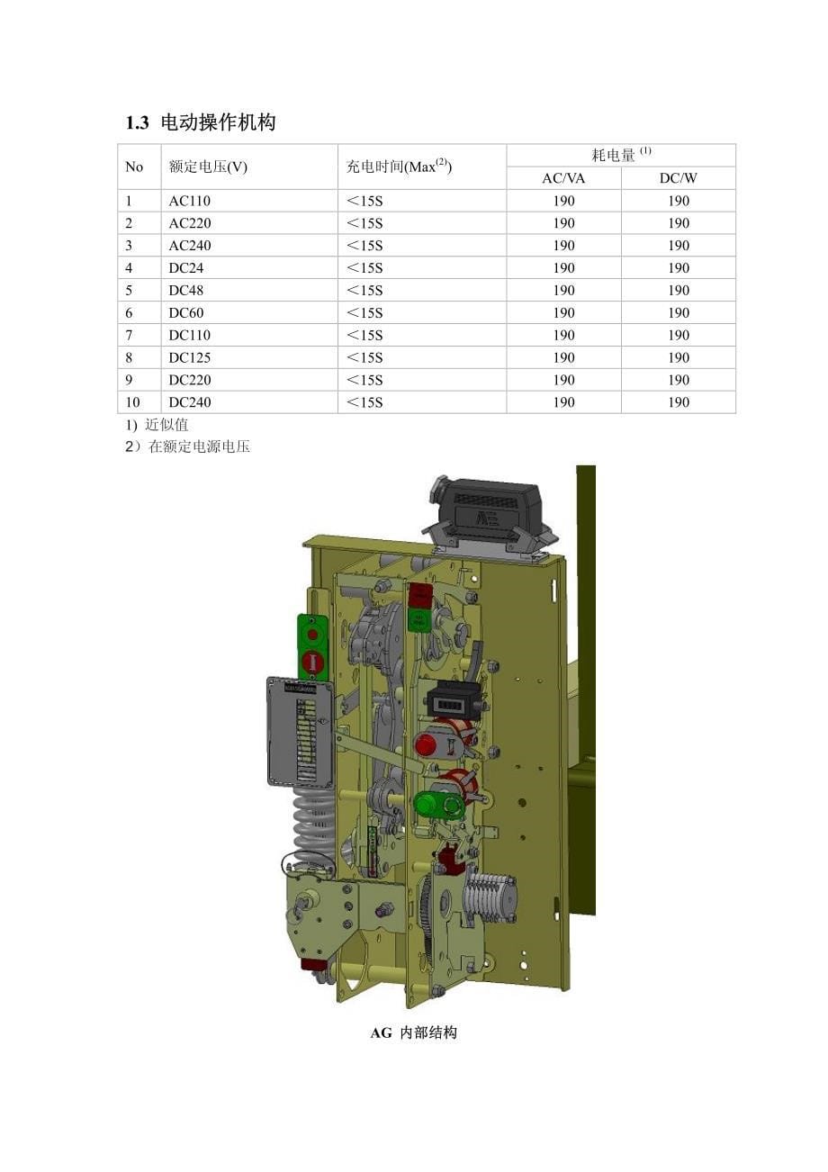 罗克维-户内sf6断路器中文说明书_第5页