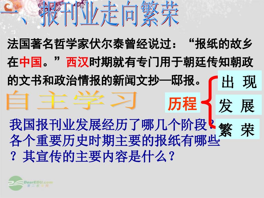 海南省海口市第十四中学高中历史 第16课 大众传媒的变迁课件 新人教版必修2_第3页