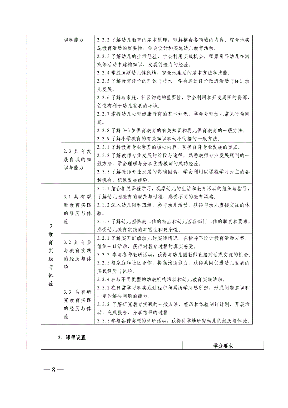 教师教育课程标准试行_第3页