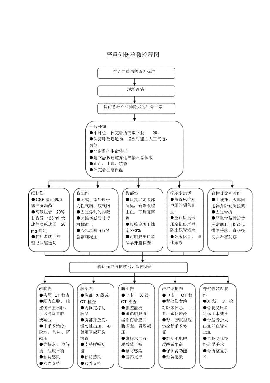 2.3.4.2重点病种急诊服务流程与规范(二甲完整版)_第5页