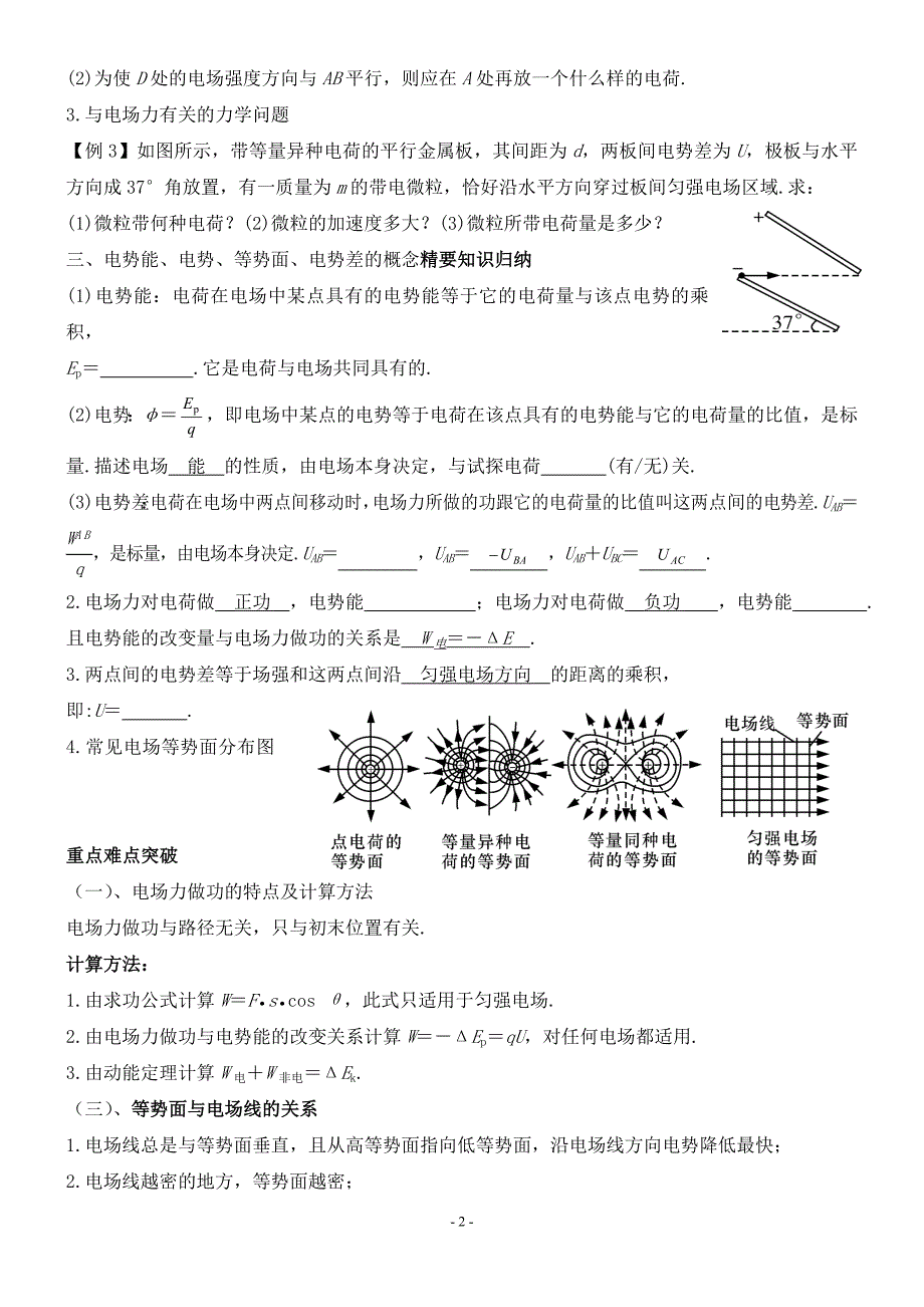 高二知识点整理(学生版)_第2页