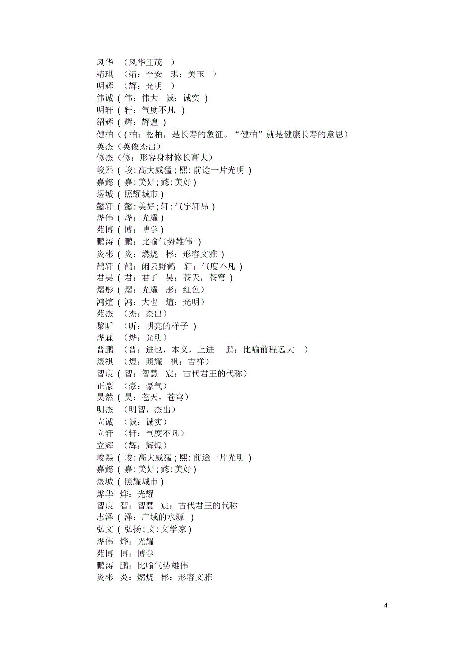 好听的女孩名字_第4页