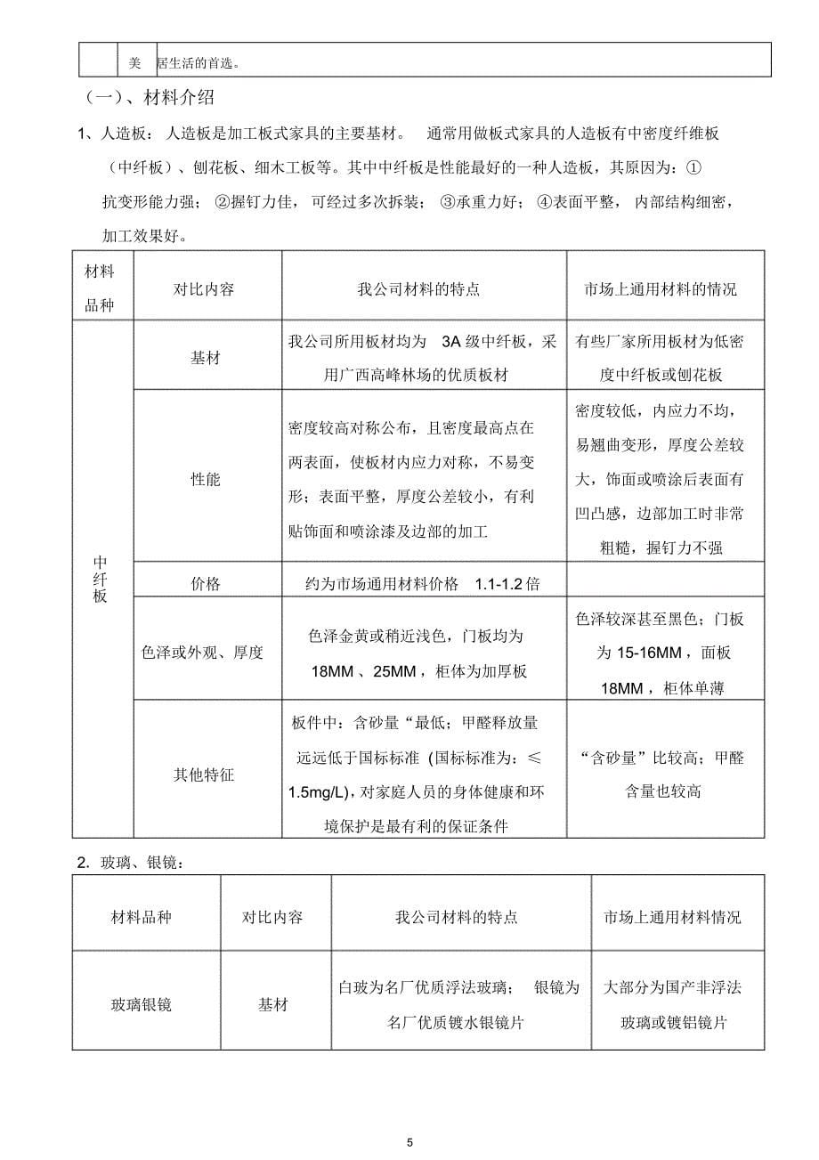 家具培训手册_第5页