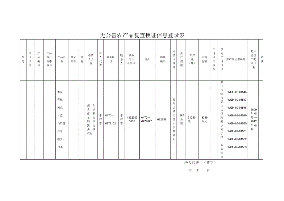 黑山头蔬菜(无公害)_第1页