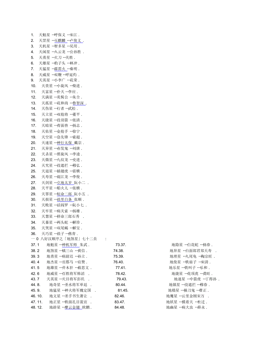 水浒传108好汉排名_第1页