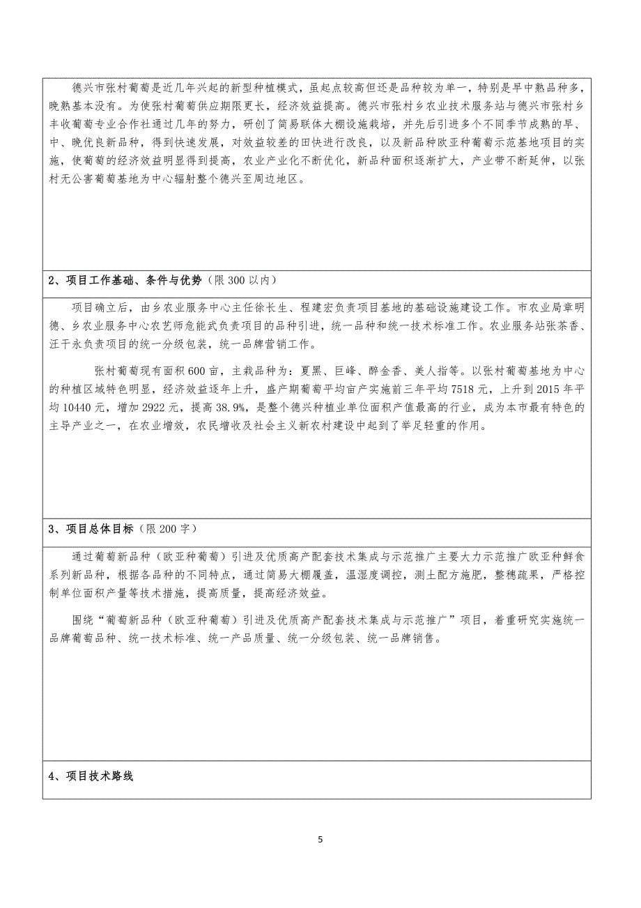 德兴市科技支撑计划项目申报书(葡萄)_第5页