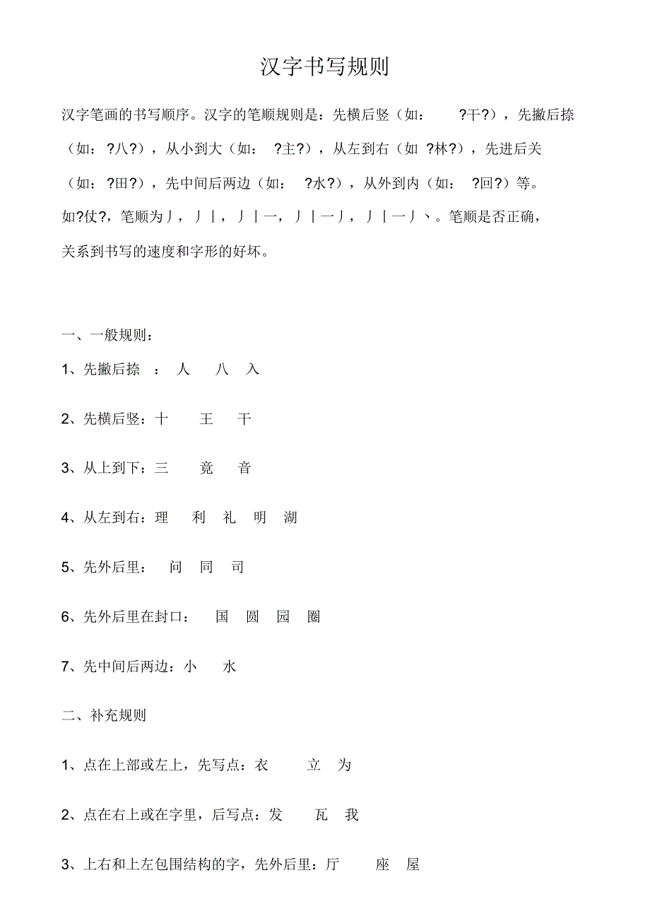 汉字书写规则_第1页