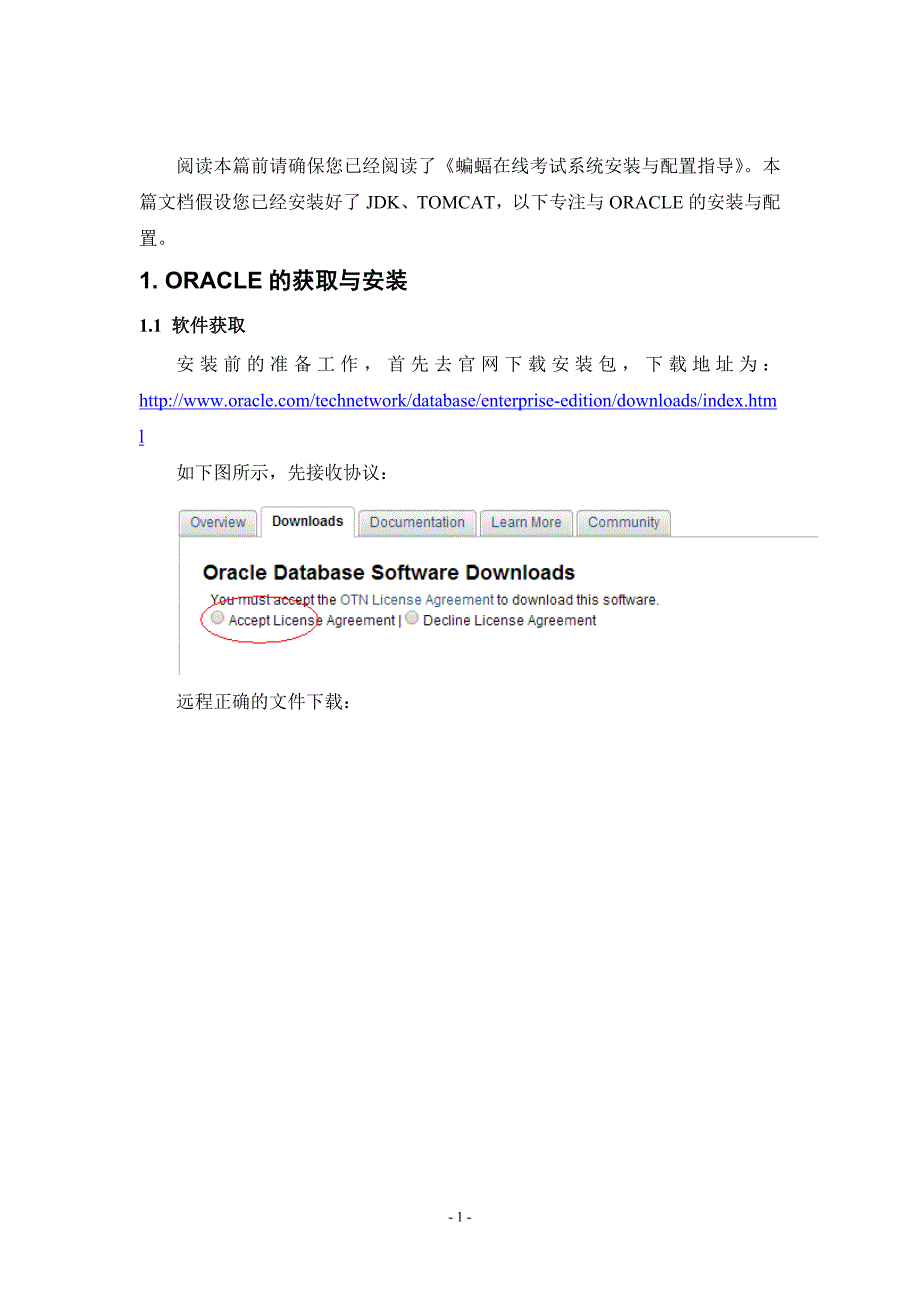 蝙蝠在线考试系统ORACLE安装与配置专用文档_第3页