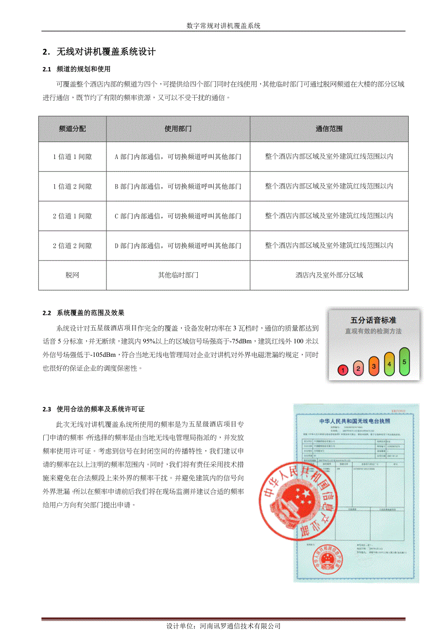 五星级酒店数字无线对讲系统_第3页