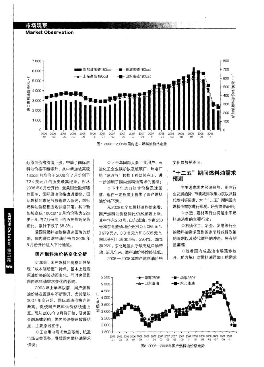 近年国内燃料油市场分析及“十二五”需求预测_第5页