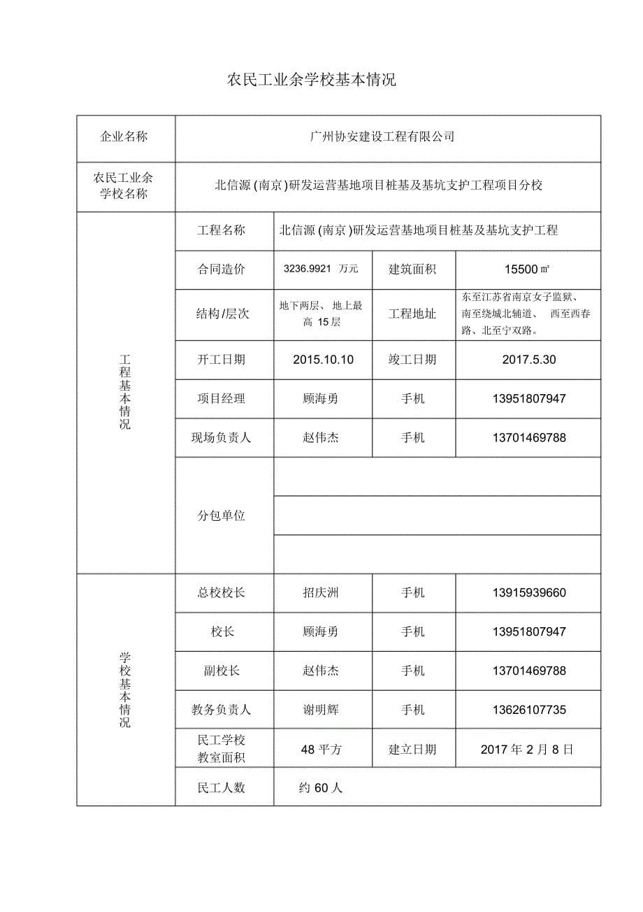 A5农民工业余学校备案_第5页