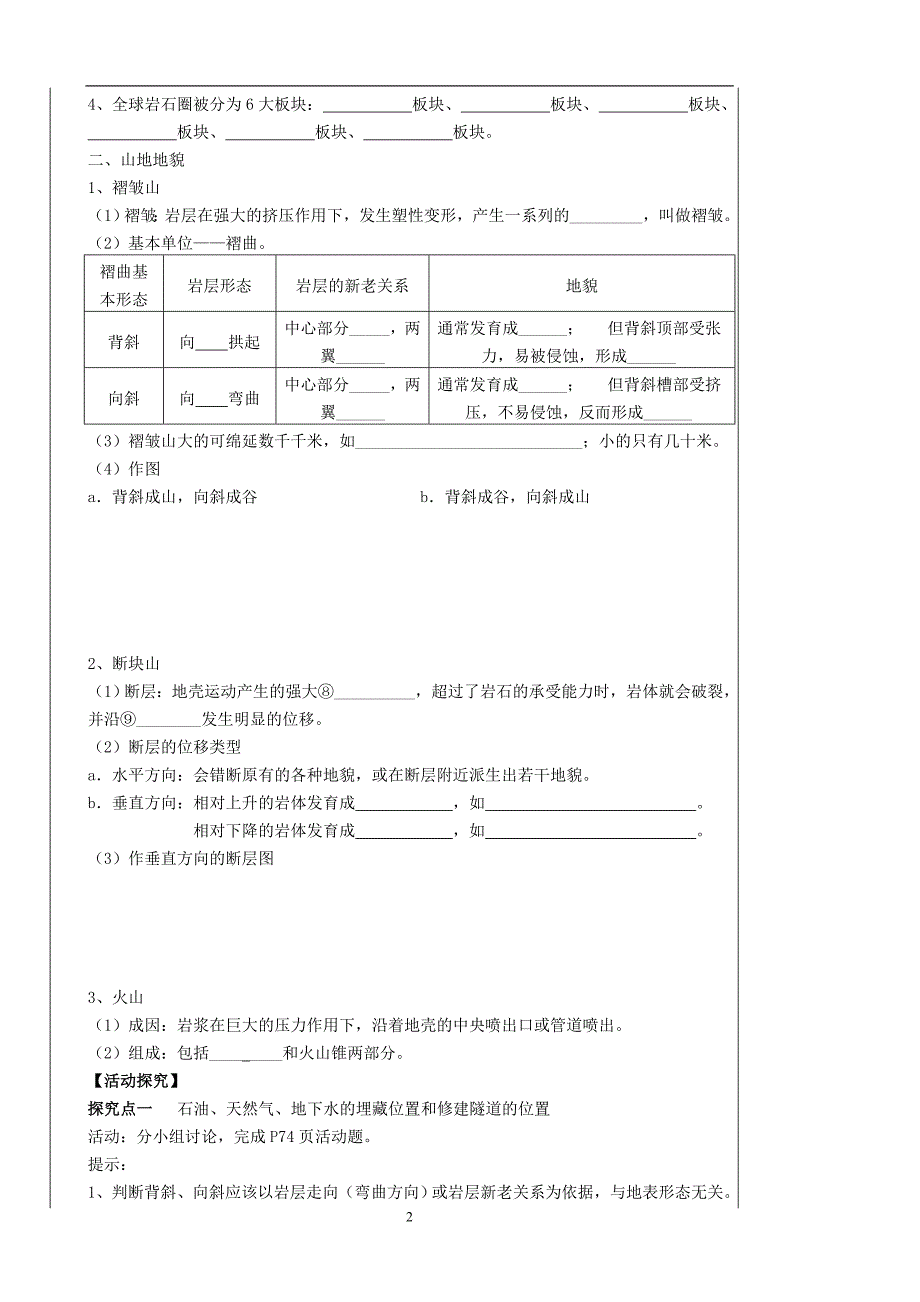 内力作用及其对地表形态的塑造_第2页