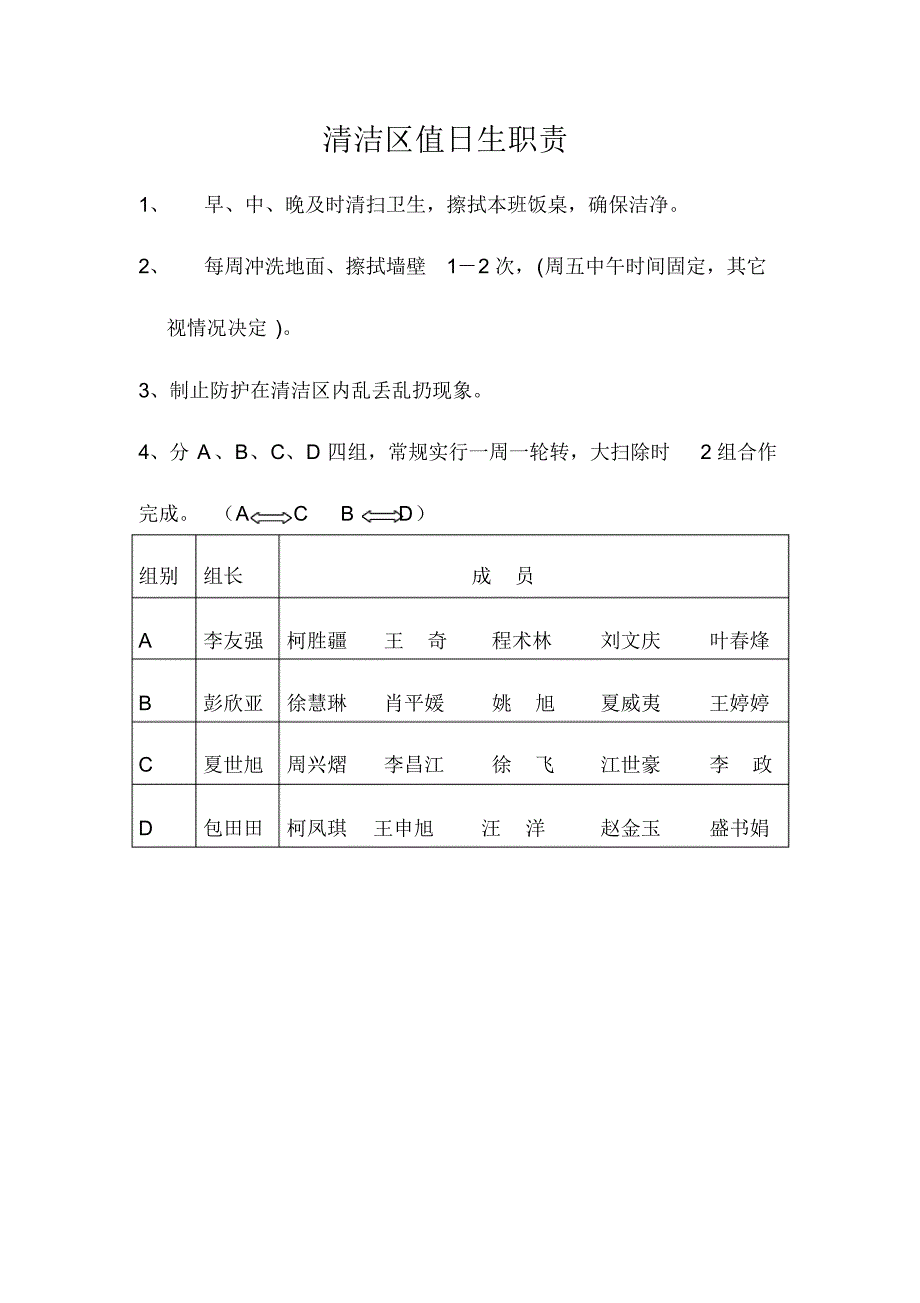 宿舍值日生职责3_第4页