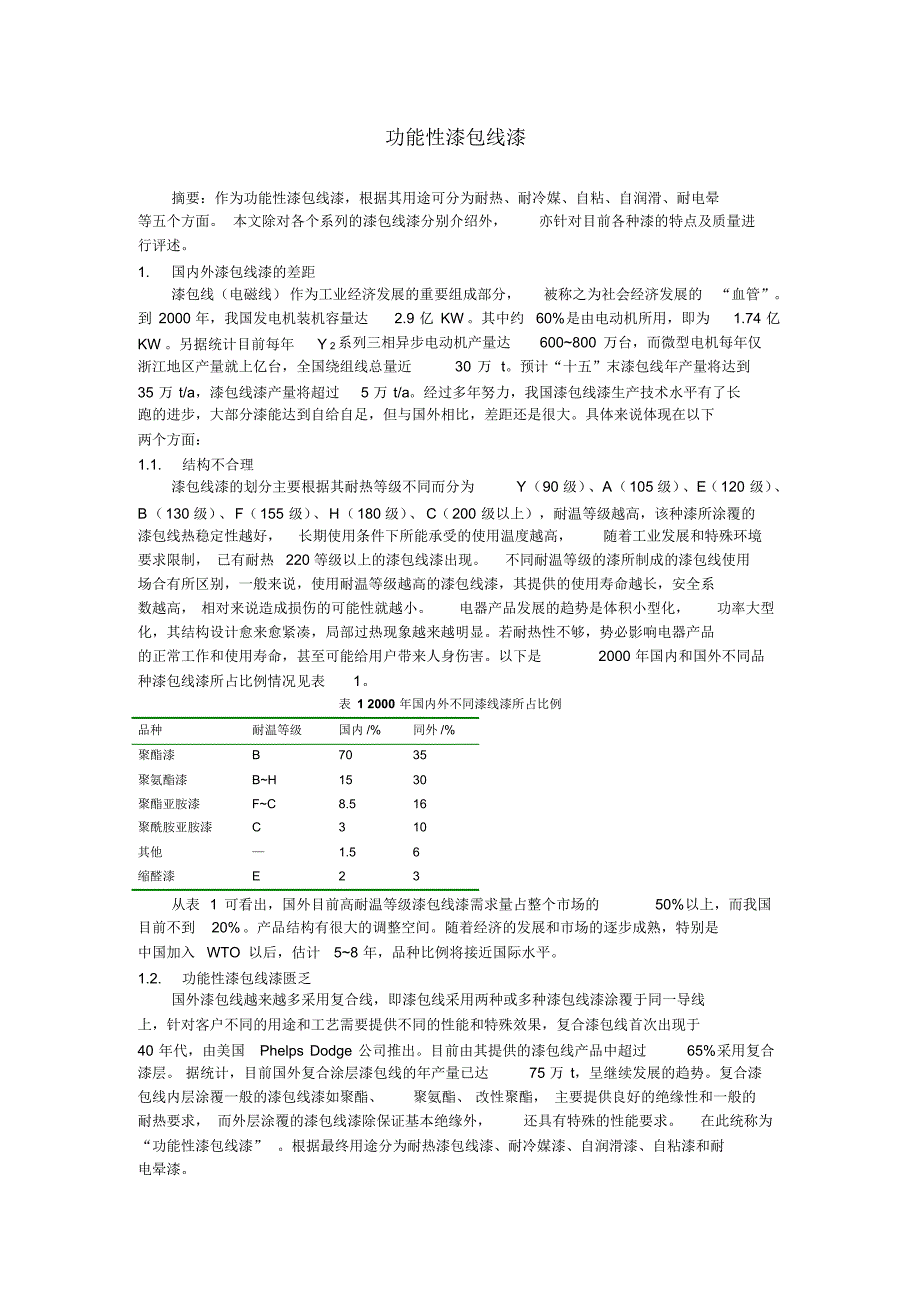 功能性漆包线漆_第1页