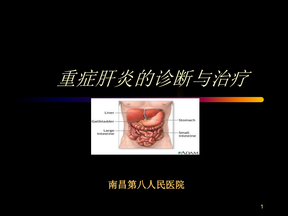 重症肝炎的诊断与治疗南昌丙肝治疗医院_第1页