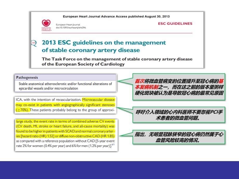 冠脉微血管病变的临床特点与防治草稿_第5页