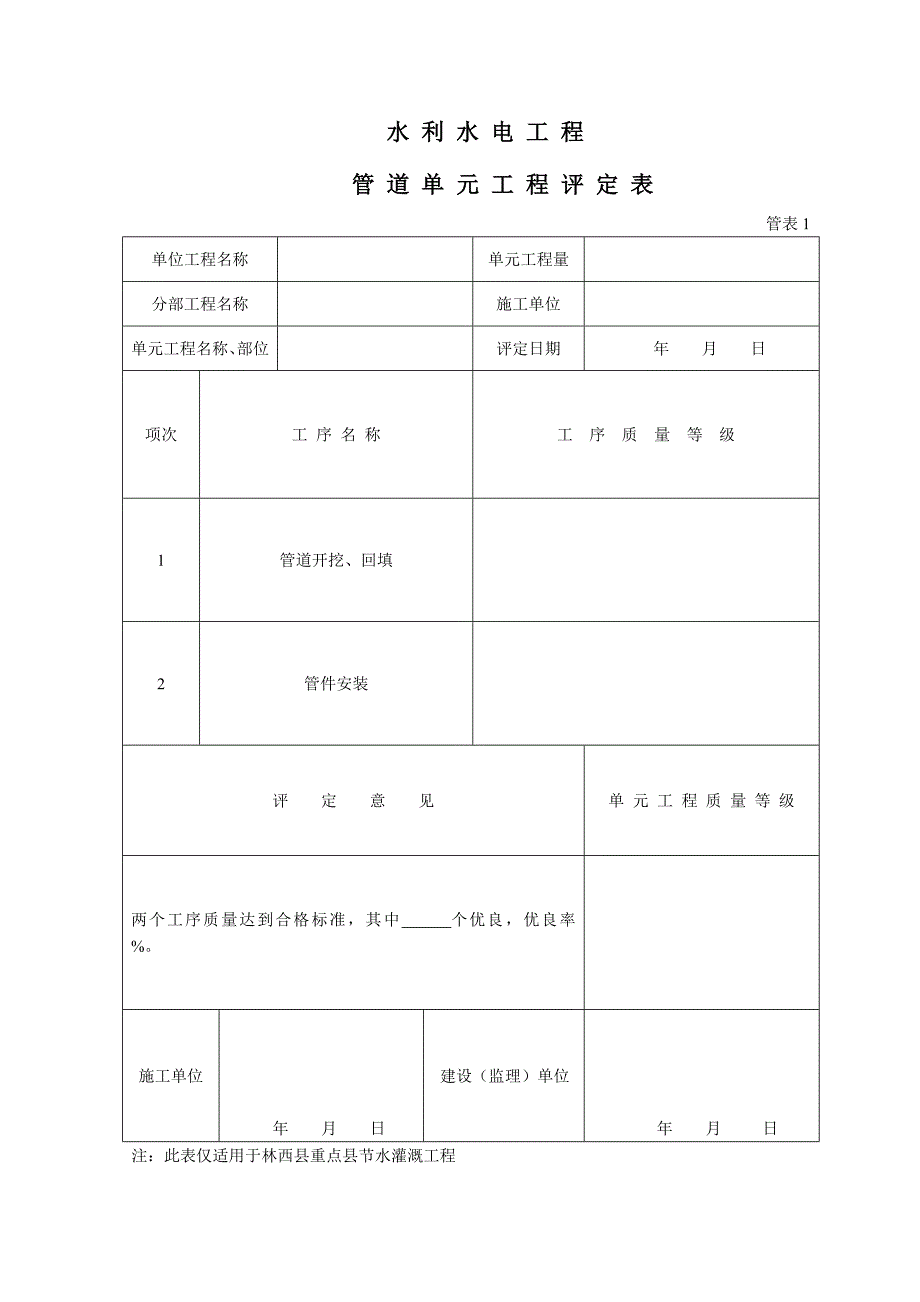 单元质量评定表(钢筋)_第2页