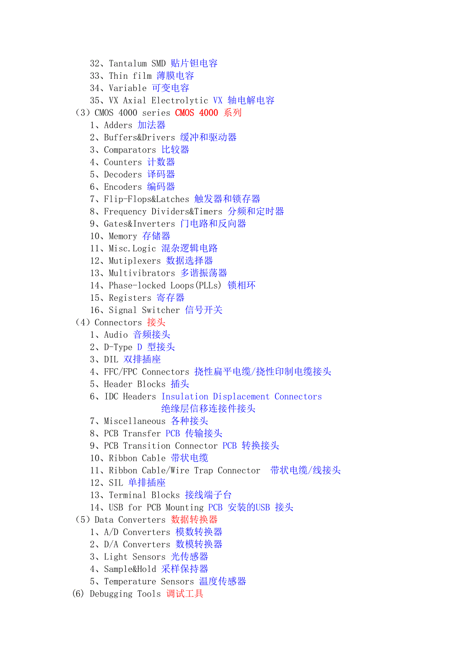 Proteus ISIS元件库汇总说明_第3页