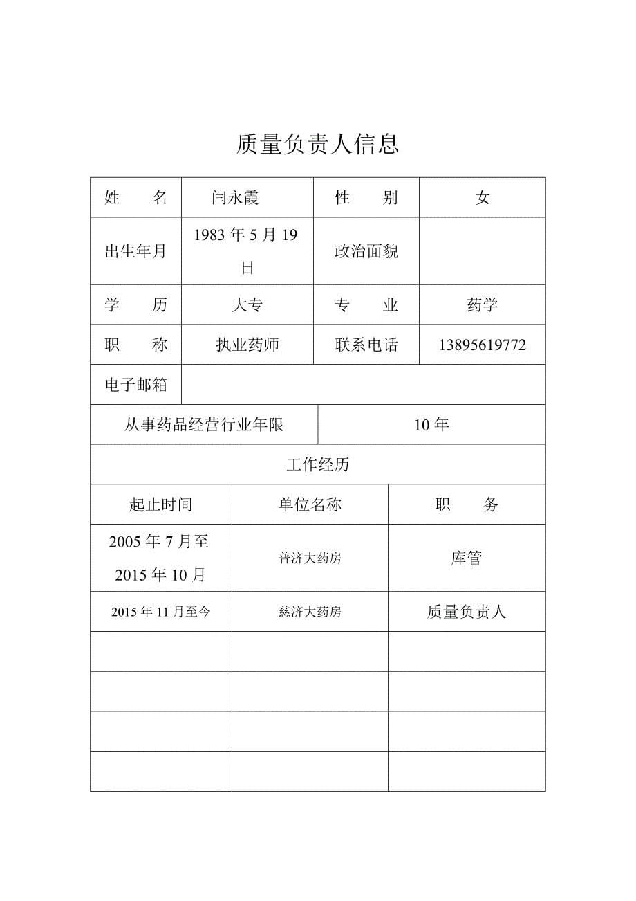 药品经营企业登记表_第5页