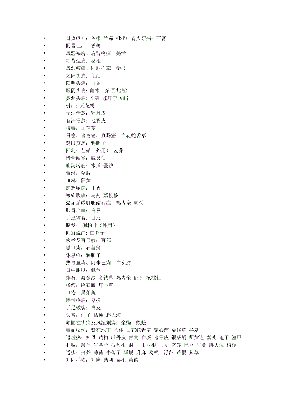 中药学横向总结_第4页