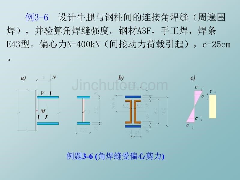 剪力和轴心力共同作用下的t形连接角焊缝计算_第5页