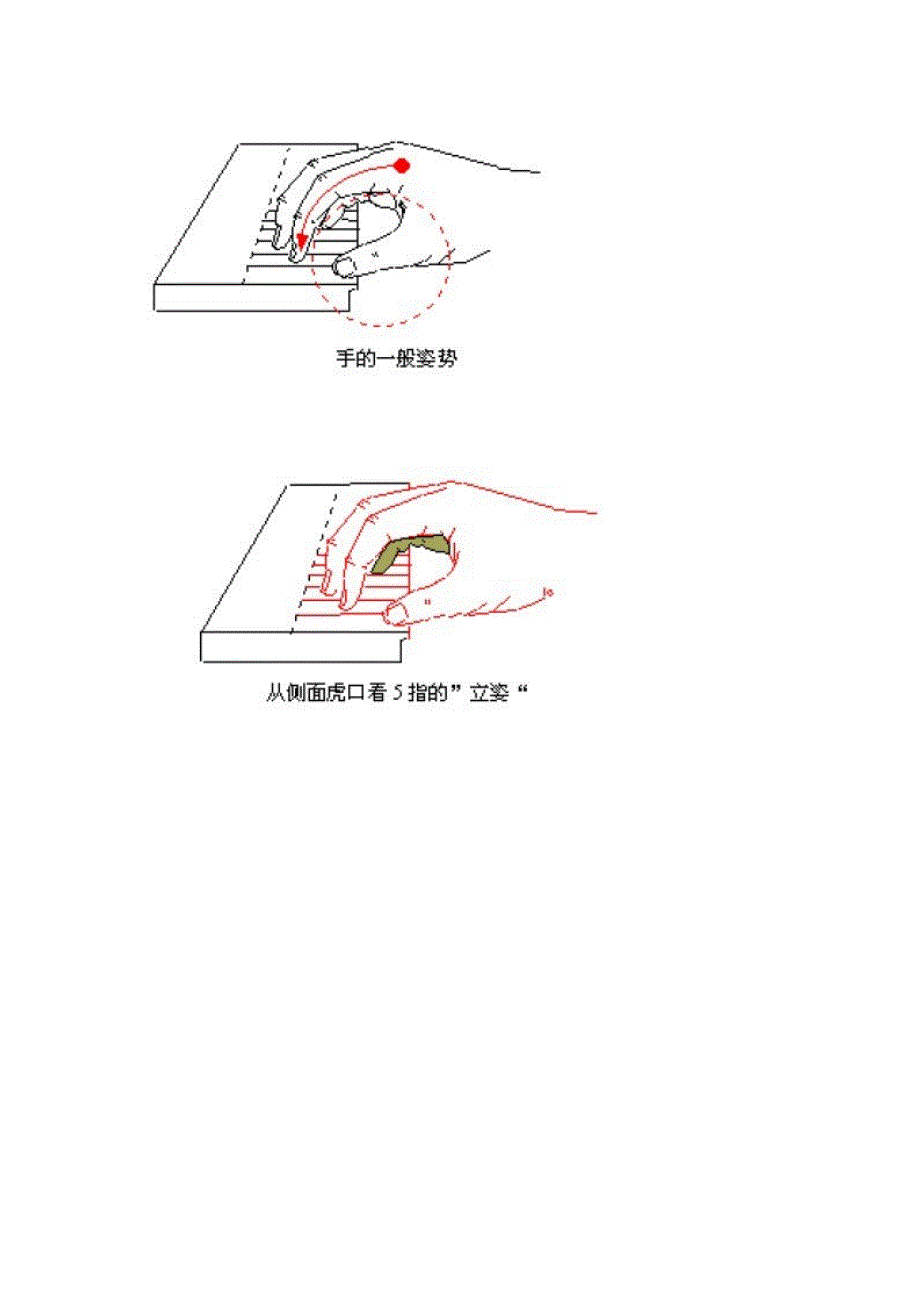 儿童钢琴学习手势简图_第3页