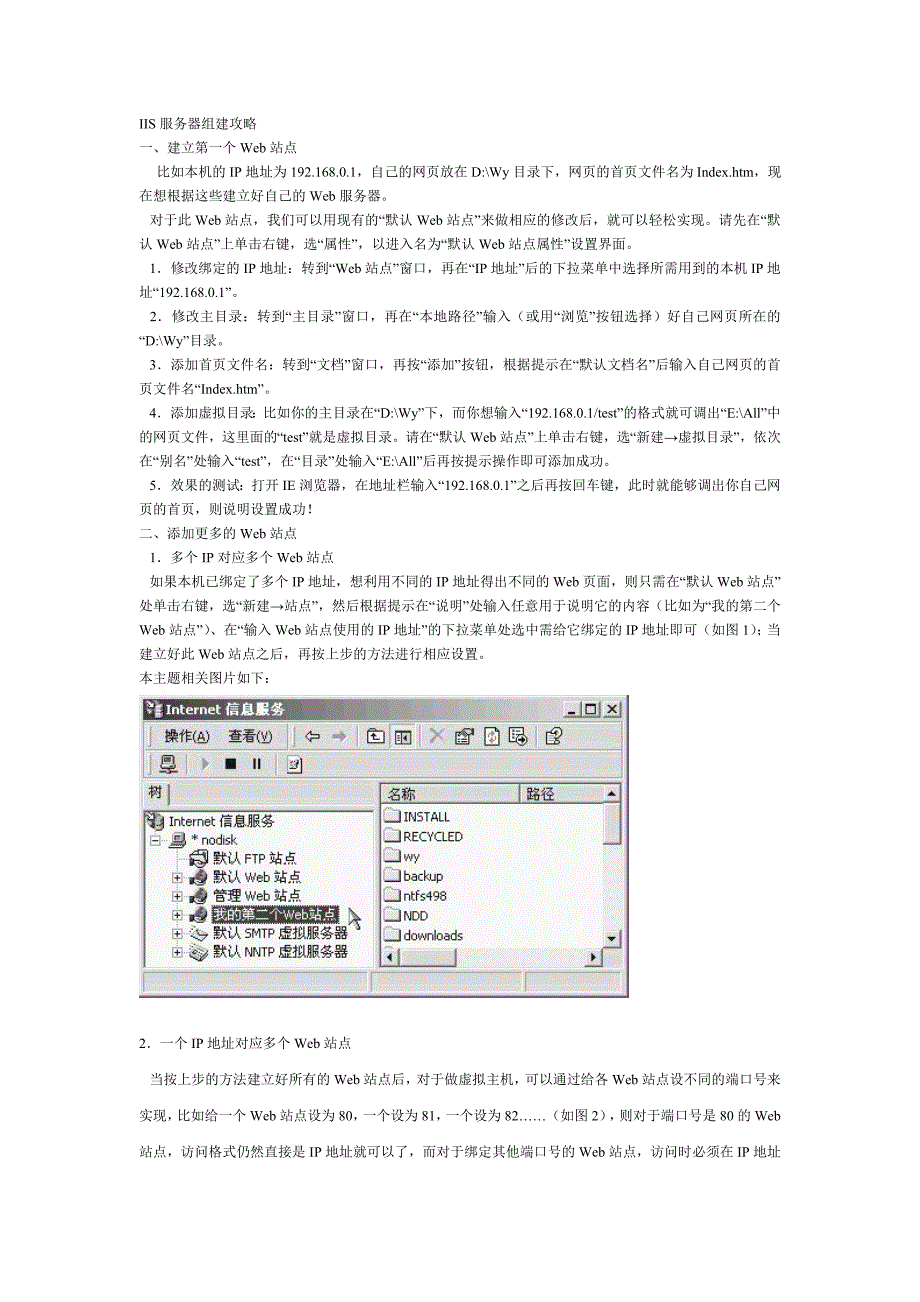 [计算机]IIS服务器组建攻略_第1页