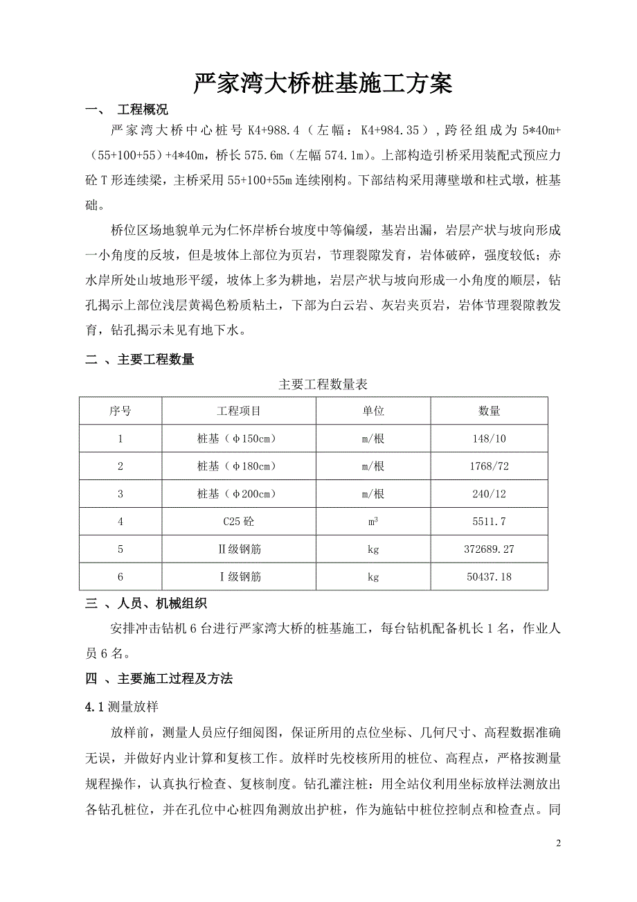 严家湾大桥桩基施工方案(钻孔桩)_第2页