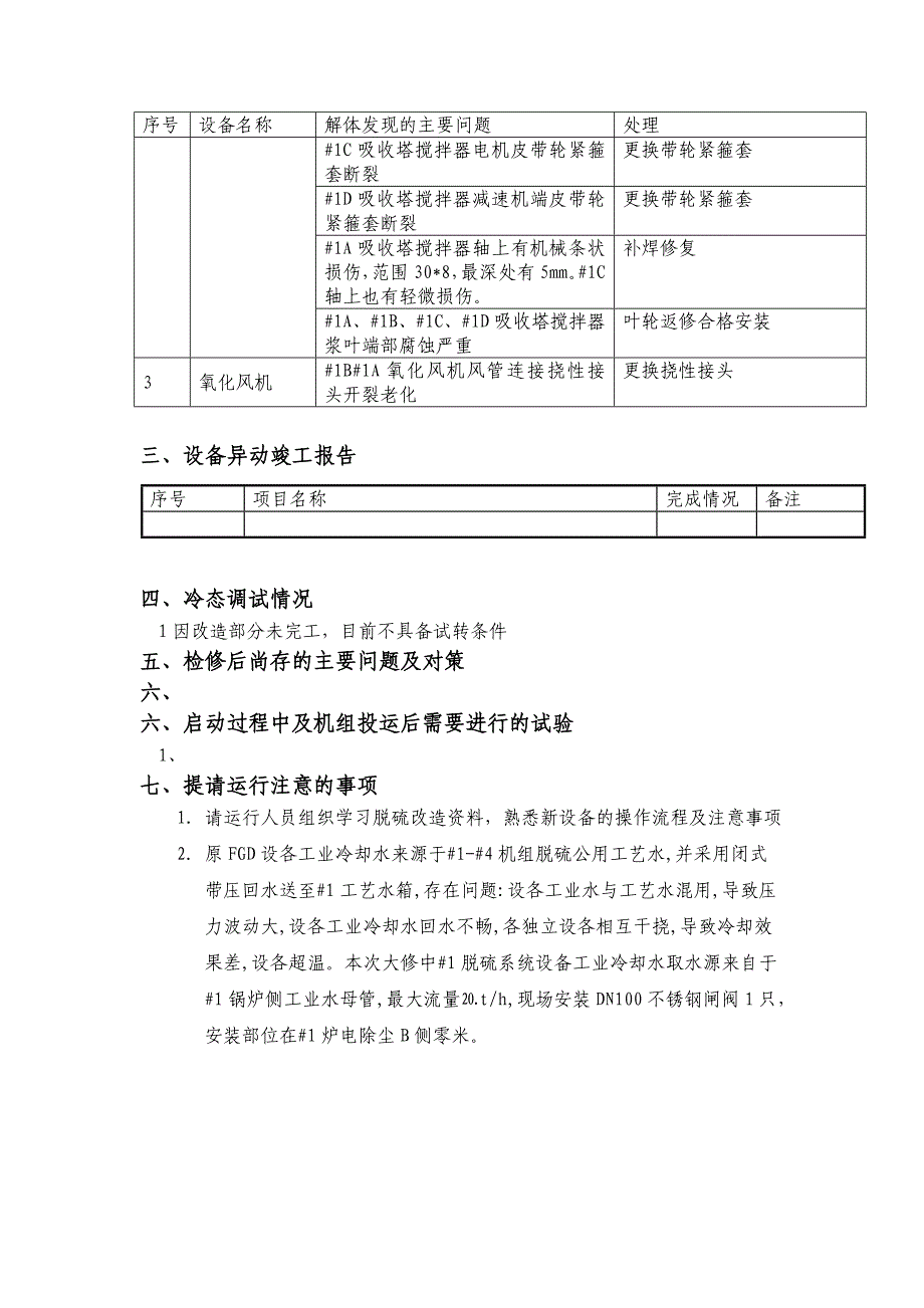 冷态验收报告脱硫_第4页