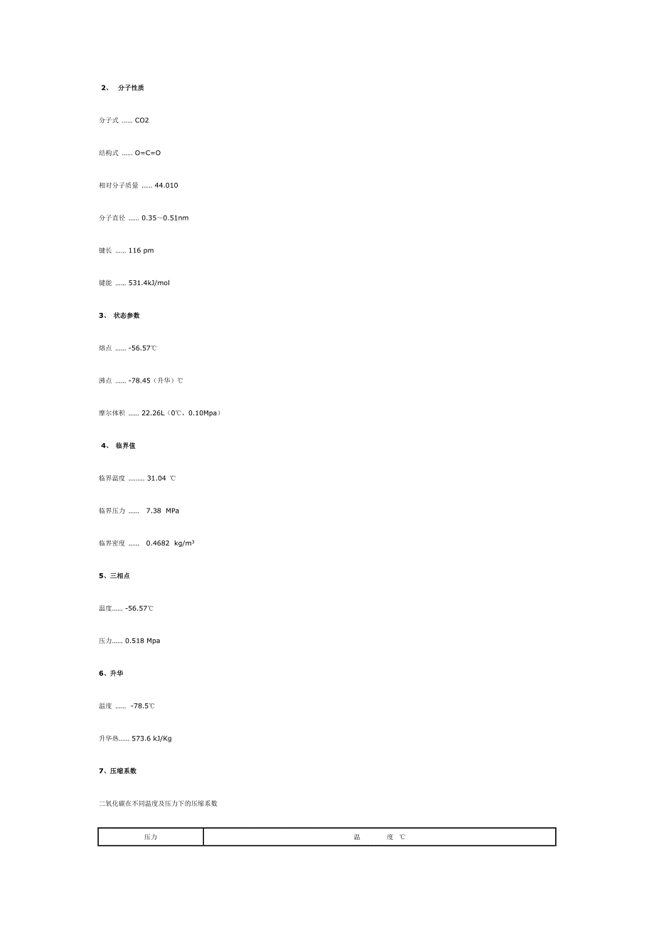 二氧化碳实用基础数据_第2页