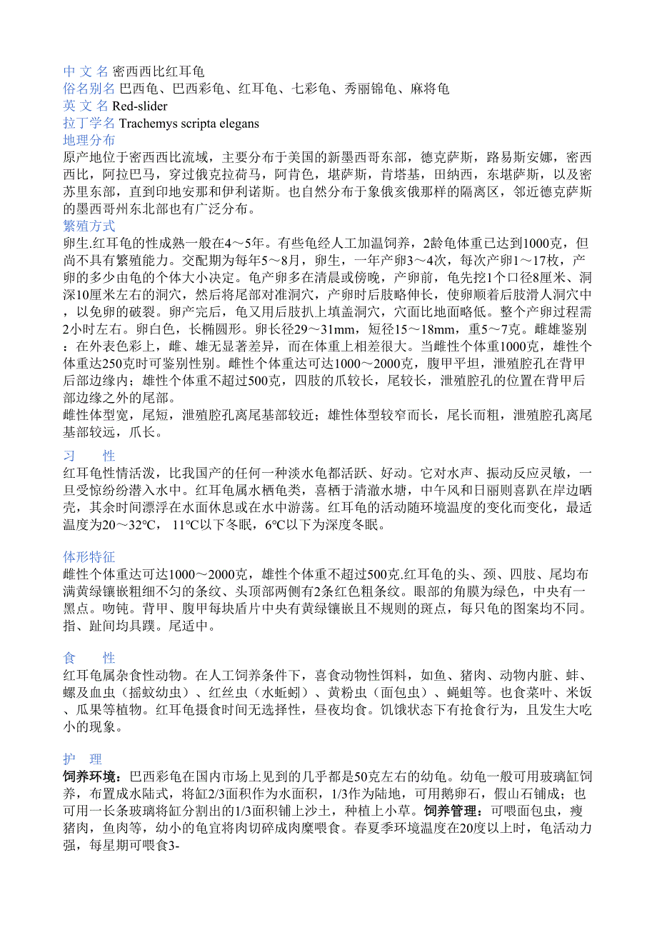 [幼儿教育]如何养龟_第1页