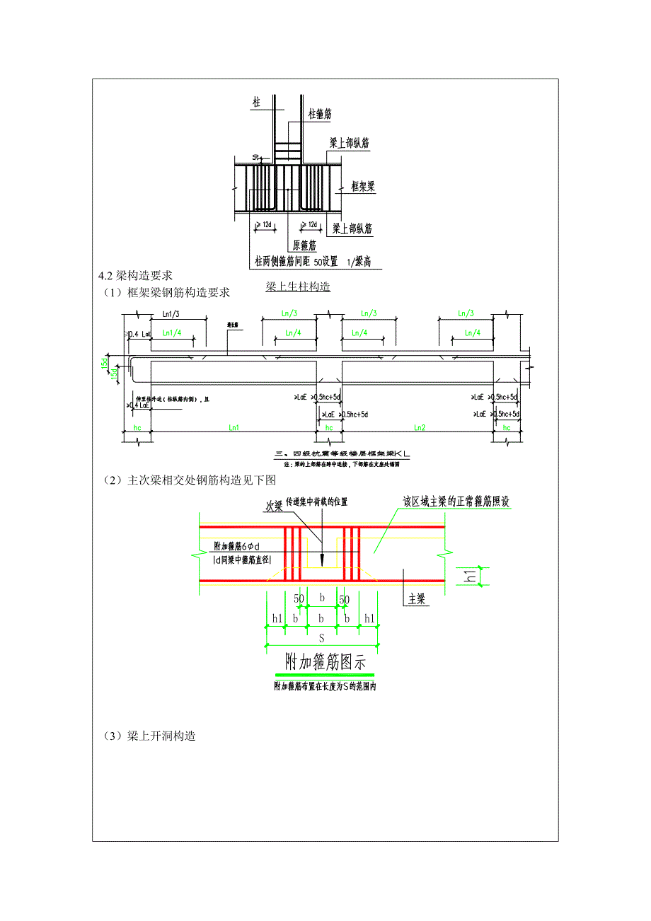 框架结构钢筋绑扎工程_第4页