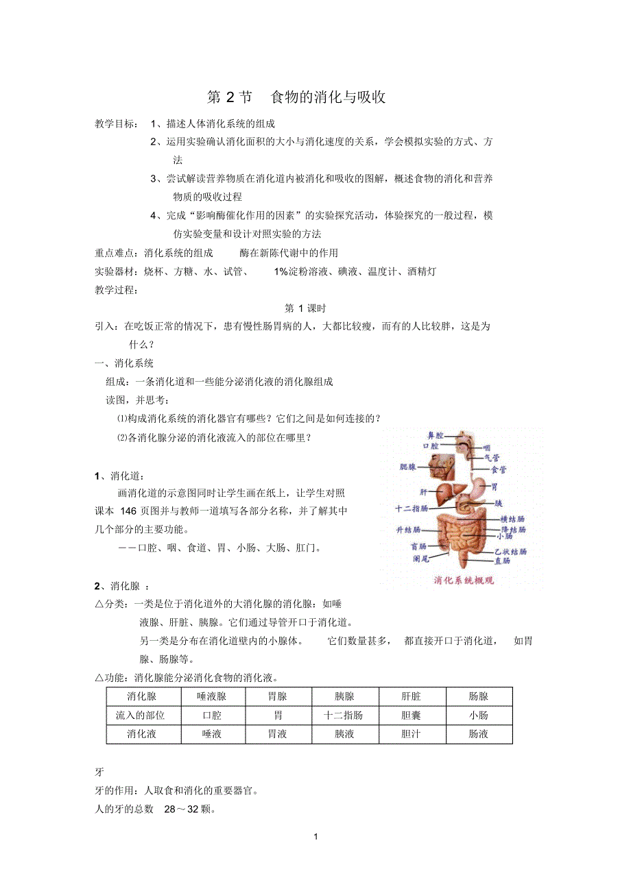 4.2食物的消化与吸收_第1页