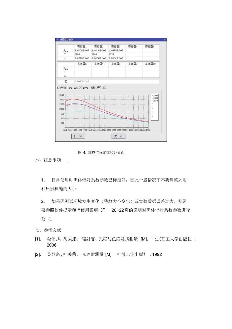 黑体辐射出射度曲线绘制_第5页