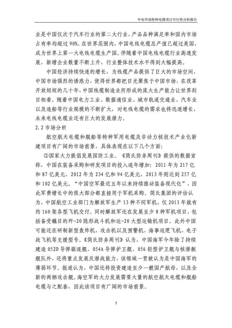 可行性报告中电华基_第5页