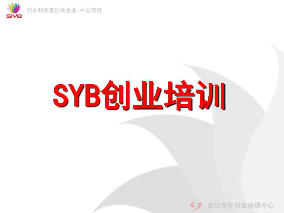 [经济学]SYB第一步到十步课件_第1页