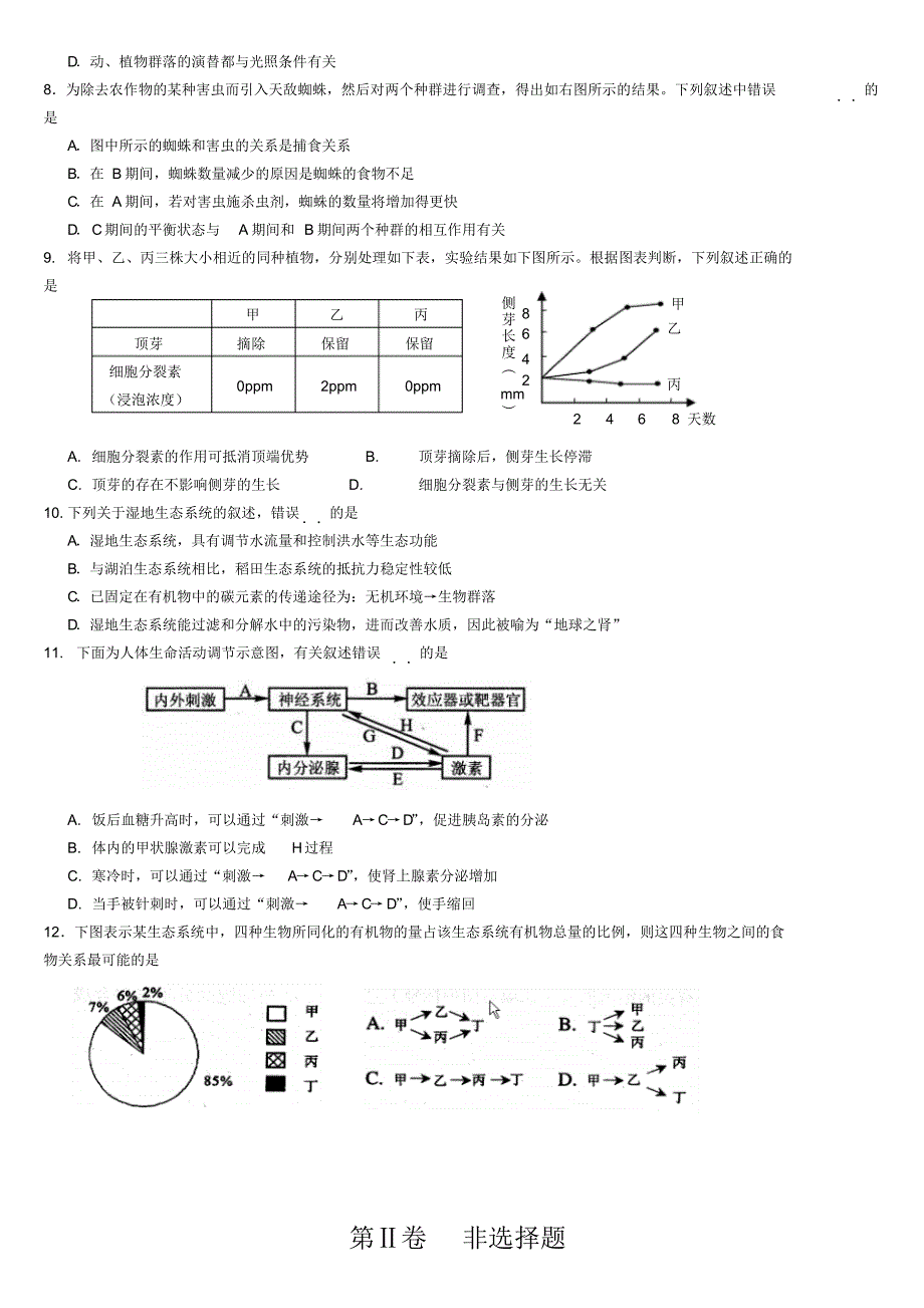 必修三期末测试题_第2页