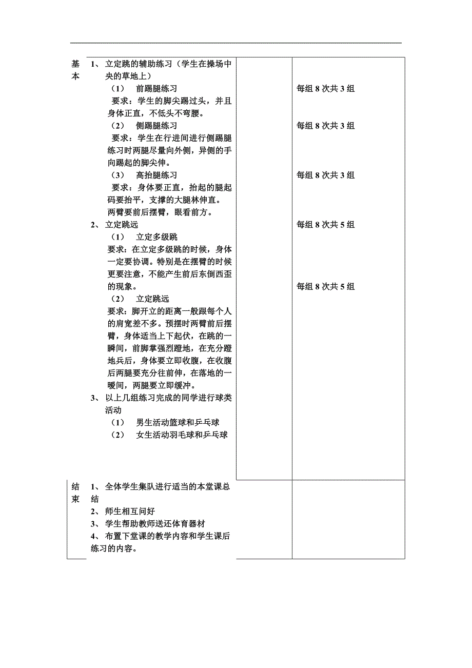 八年级体育教案_第2页