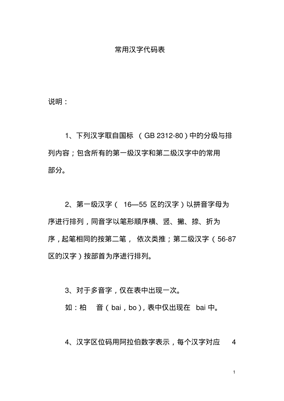 姓名代码大全_第1页