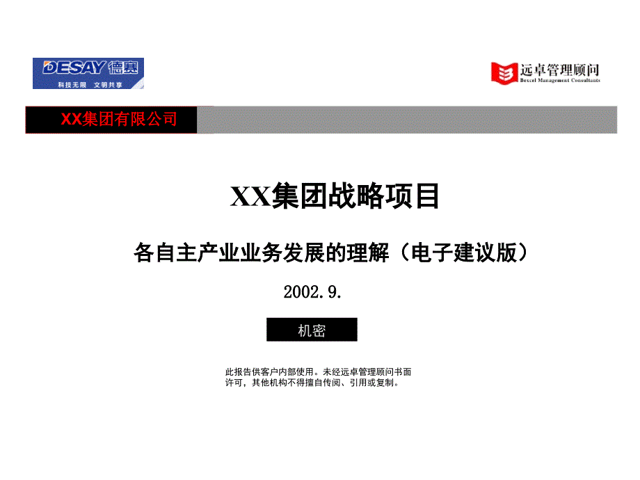 德赛集团战略-现有业务分析分报告_第1页