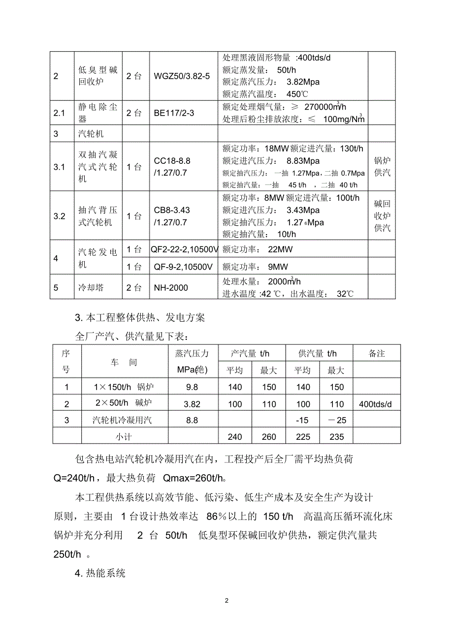 8.5万吨项目热电联产说明_第2页